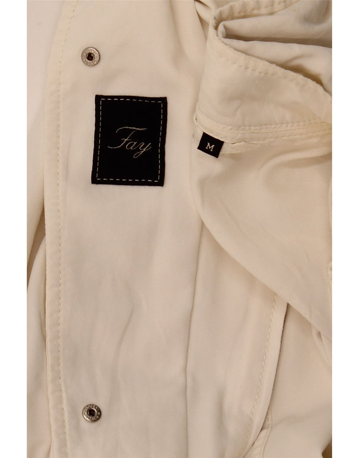 Fay Womens Utility Jacket UK 14 Medium Off White