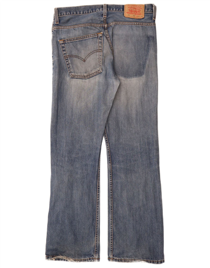 Levi's Herre 507 Bootcut Jeans W32 L32 Blå Bomuld