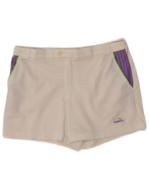 Diadora chinoshorts til kvinder W33 Large White Colourblock