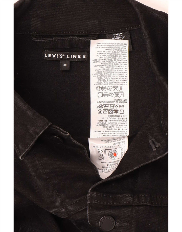 Levi's Line 8 Herre denimjakke Medium Sort Bomuld Classic