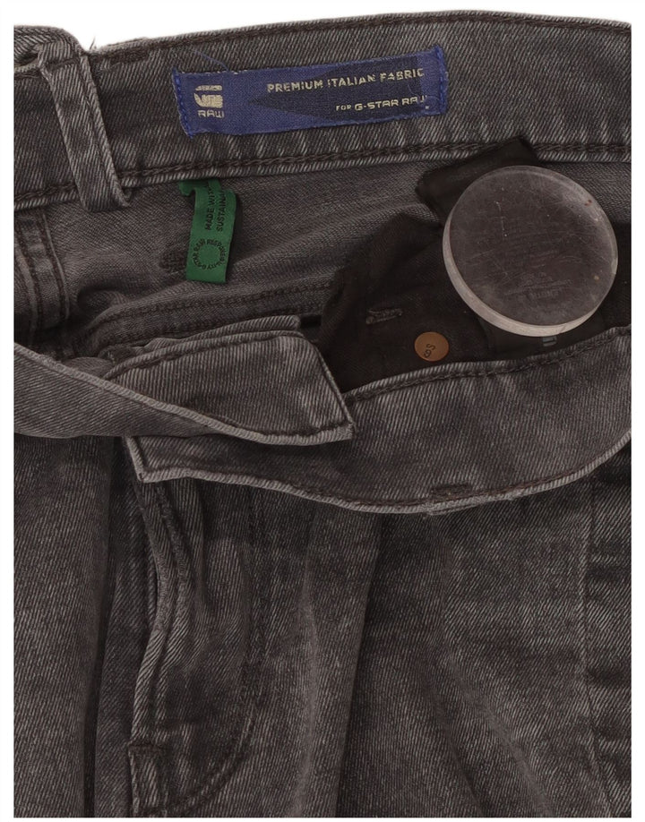 G-STAR Slim Jeans til mænd W32 L30 Grå bomuld