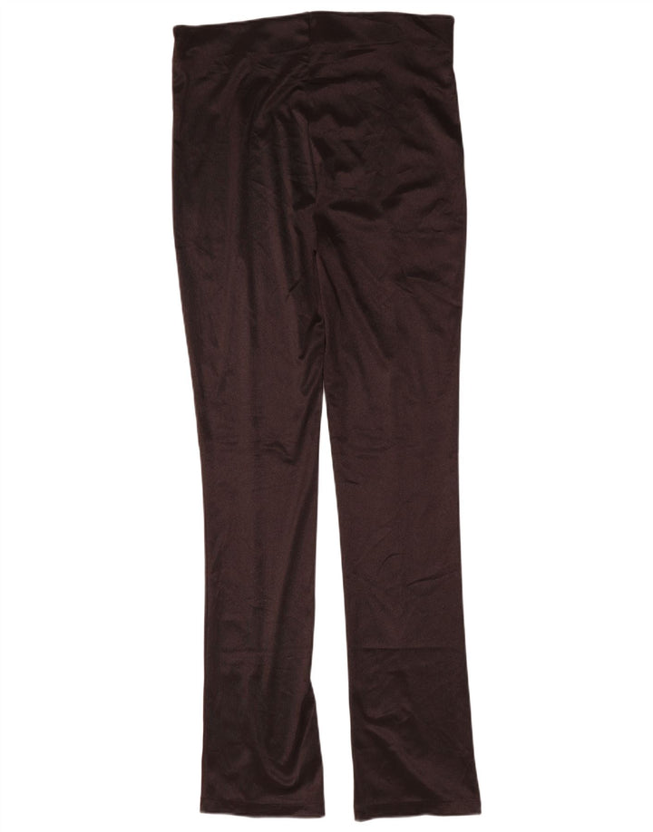 Zara Dame Flare Leggings UK 18 XL Brun Polyester