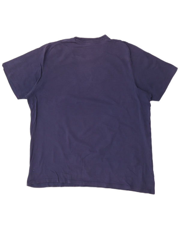 Adidas grafisk T-shirt top til mænd XL marineblå