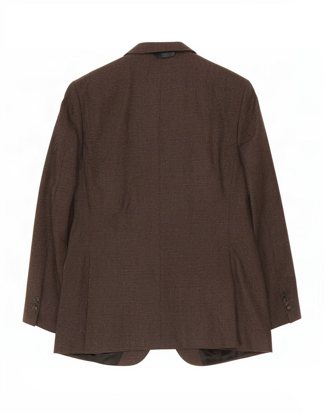 Hugo Boss Herre 2-knaps blazerjakke US 44 2XL brun plettet uld
