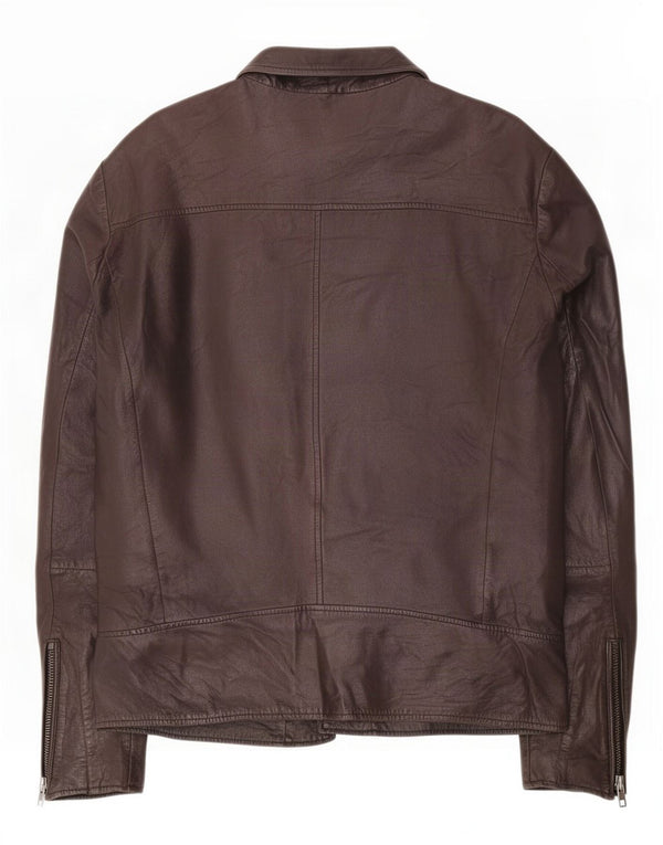 Vintage herre læderjakke UK 38 Medium Brown