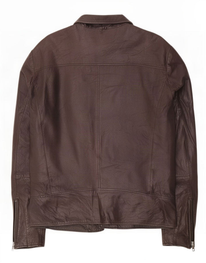 Vintage herre læderjakke UK 38 Medium Brown