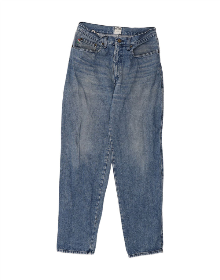 MOSCHINO Mens Tapered Jeans W34 L32 Blue Cotton Vintage Moschino and Second-Hand Moschino from Messina Hembry 