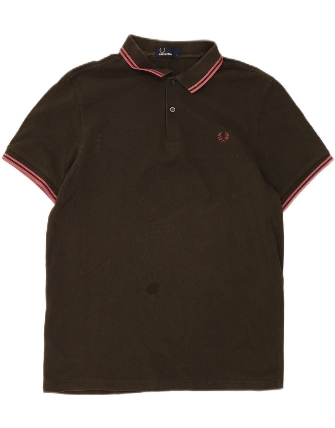 Fred Perry Herre poloshirt Stor Khaki Bomuld