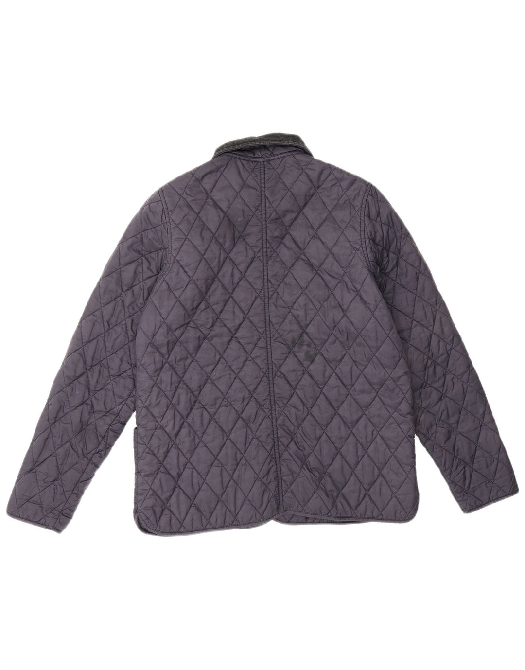 Barbour Quiltet jakke til kvinder UK 12 Mellem marineblå polyester