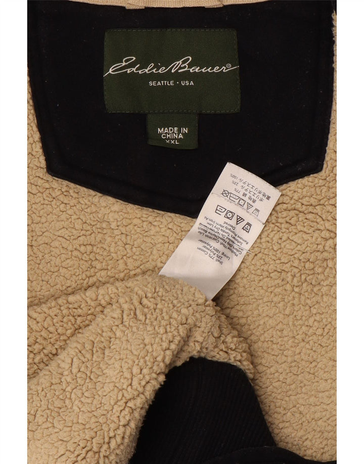 Eddie Bauer Træningsdragt til mænd Top jakke 2XL marineblå bomuld