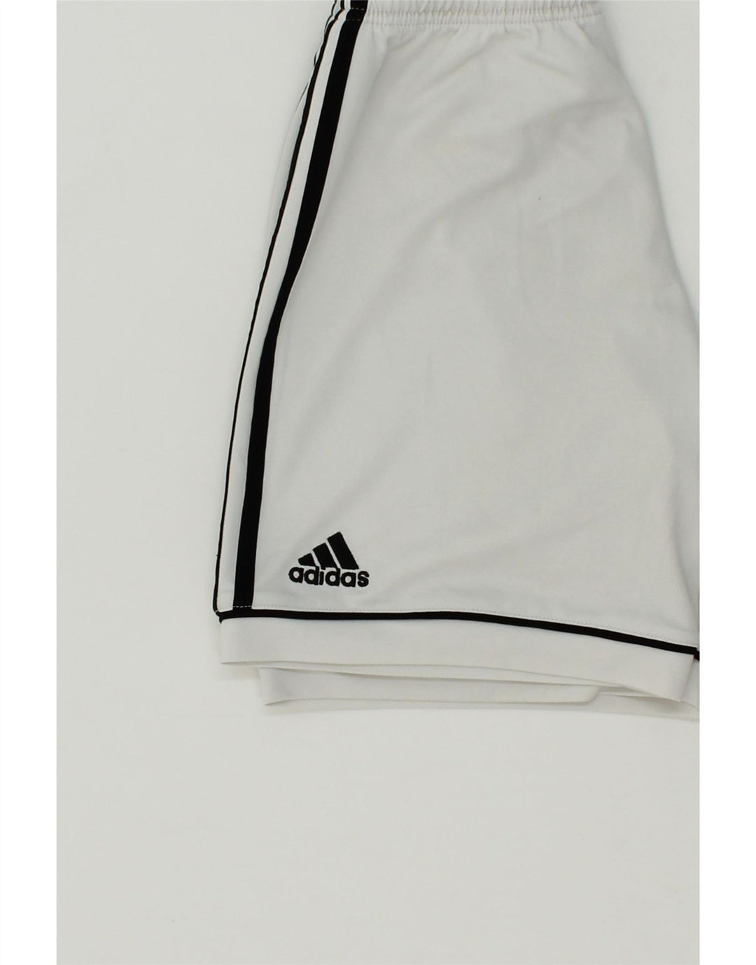 ADIDAS Boys Sport Shorts 7-8 Years White Vintage Adidas and Second-Hand Adidas from Messina Hembry 