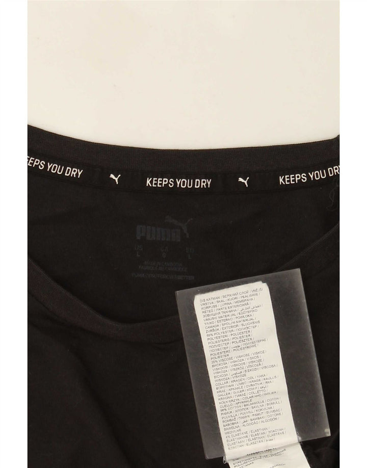 Puma Herre T-Shirt Top Stor Sort Polyester