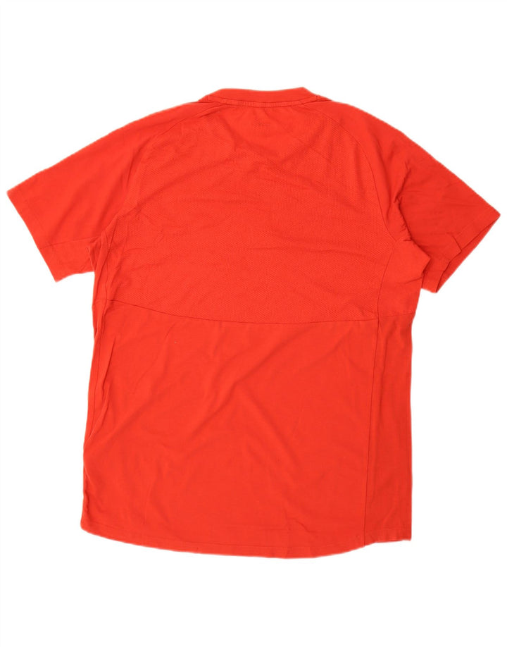 Puma Herre T-Shirt Top Stor Rød Bomuld