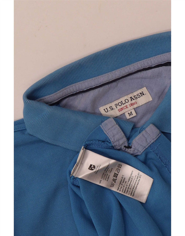 U.S. Polo Assn. Herre poloshirt Medium blå bomuld