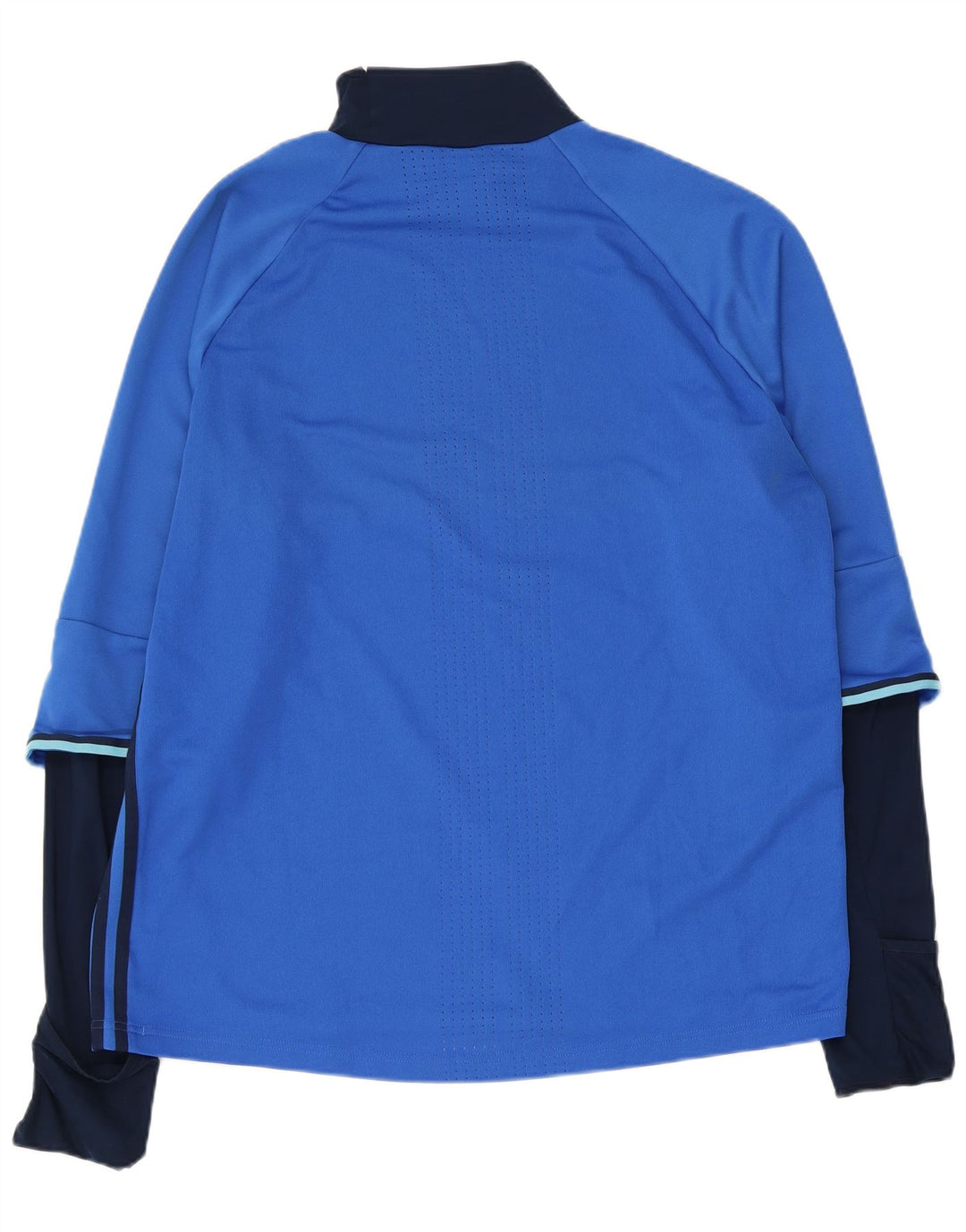 Adidas Herre Climacool Top Langærmet XL Blå Colourblock Polyester