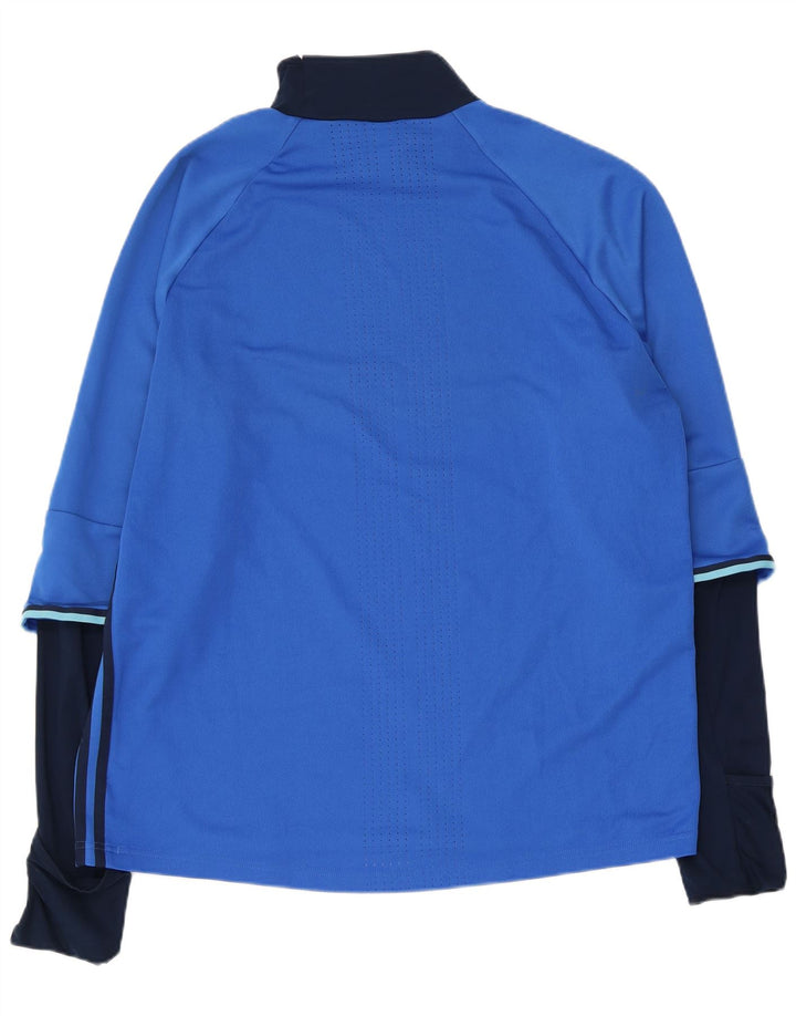 Adidas Herre Climacool Top Langærmet XL Blå Colourblock Polyester