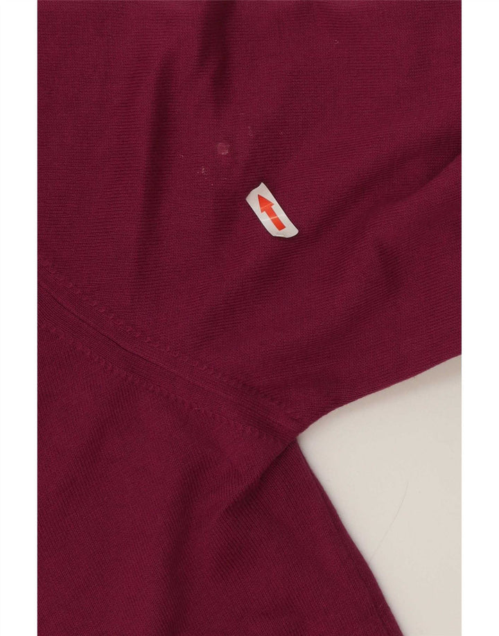 Zara Herre V-hals sweater Stor lilla bomuld