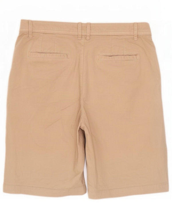 Fat Face Dame Chino Shorts UK 10 Small W27 Beige Bomuld