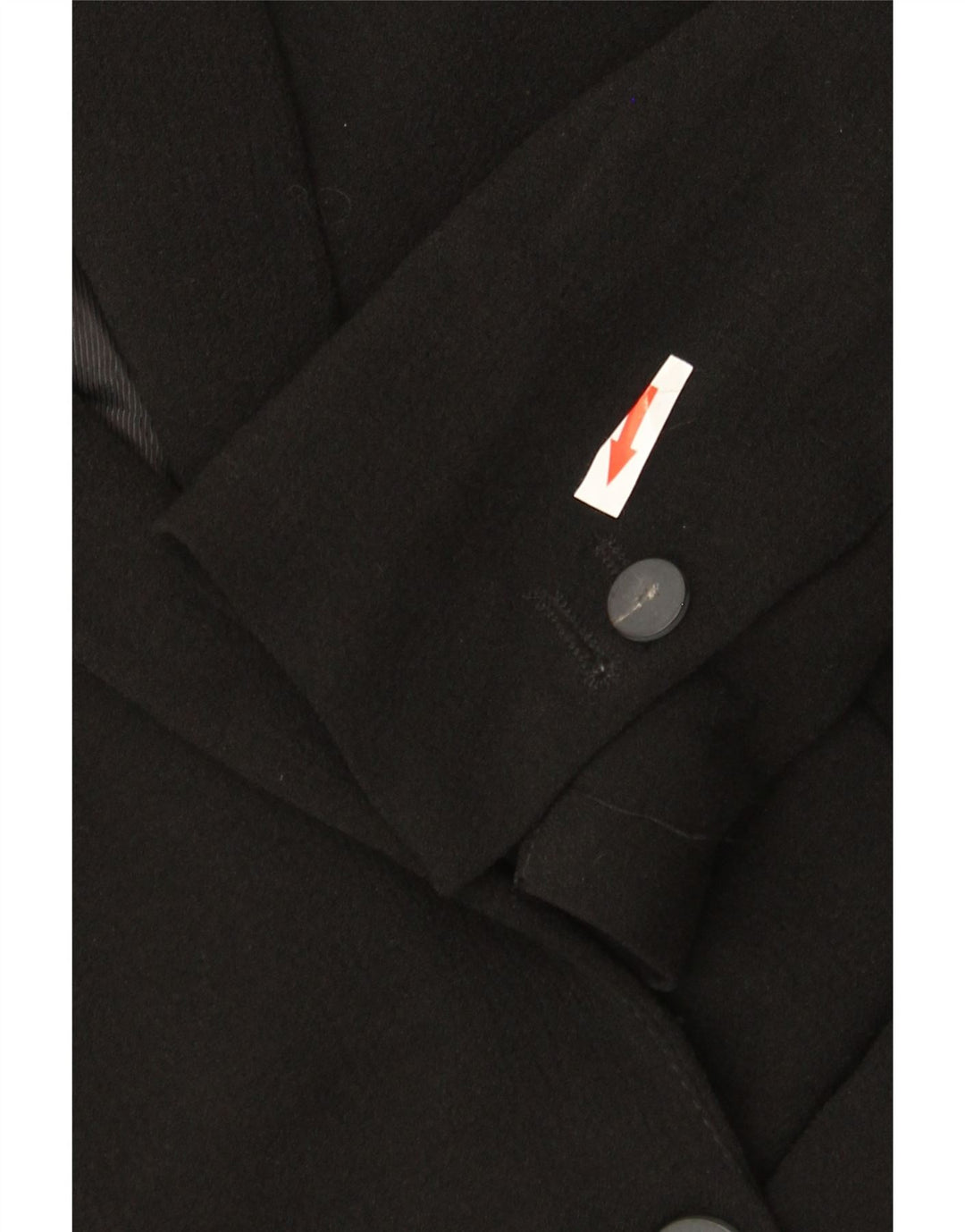 Zara Dame 1 Knap Blazer Jacket UK 6 XS Sort