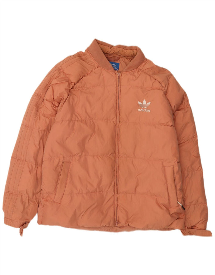 Adidas Polstret Herrejakke UK 40 Stor Orange Nylon