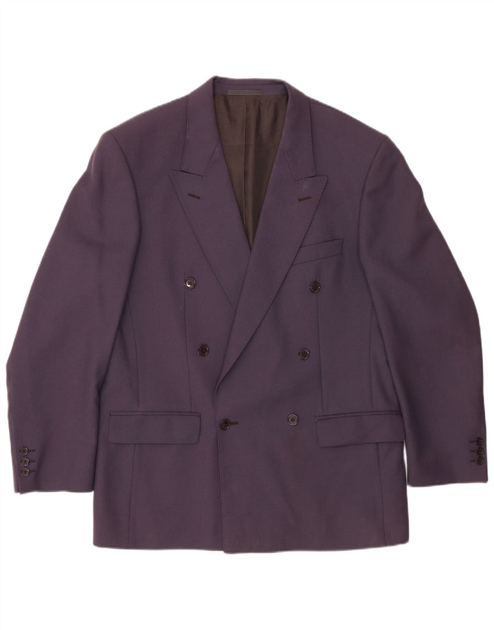 DOUGLAS Herre dobbeltradet blazerjakke EU 50 Large Navy Blue