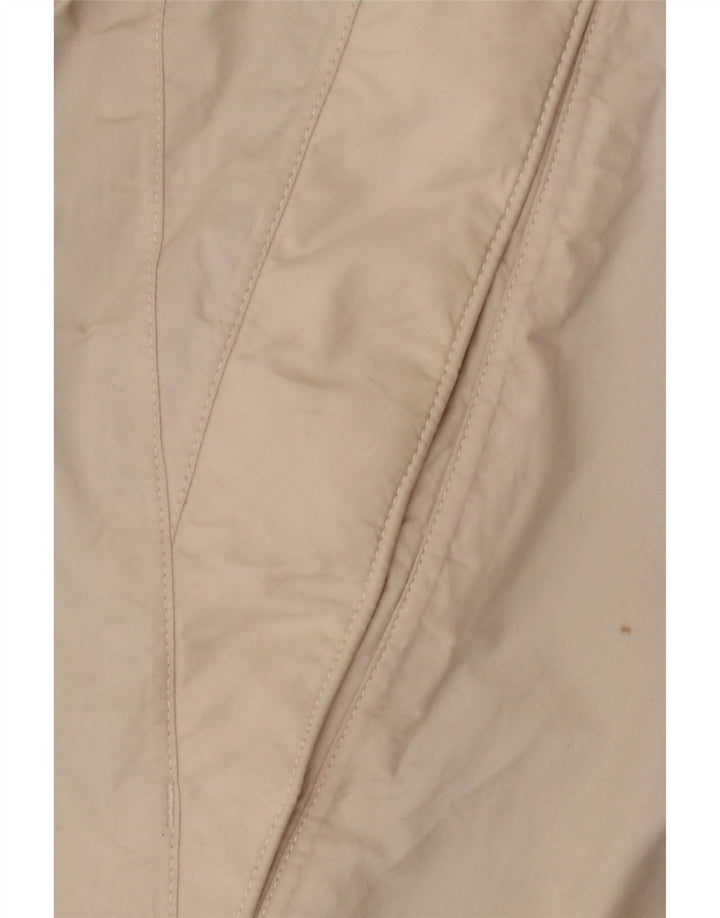 Timberland Herre Hooded Bomber Jacket UK 38 Medium Beige Bomuld