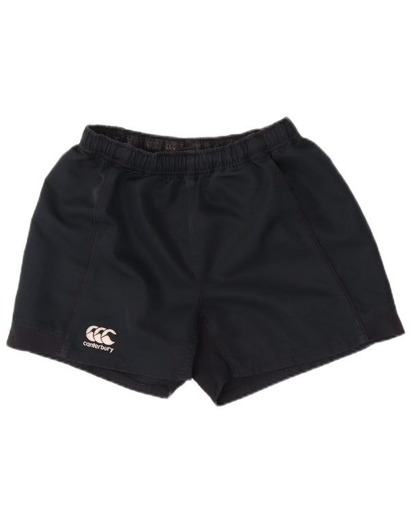 Canterbury Boys Casual Shorts 15-16 år Large W30 Navy Blue Polyester