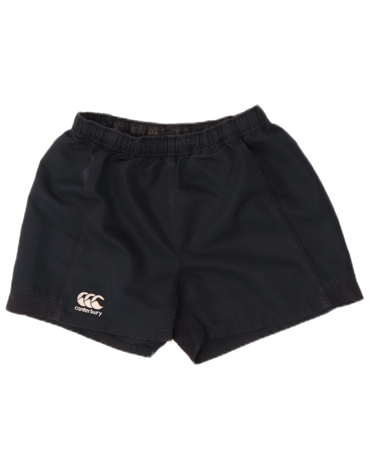 Canterbury Boys Casual Shorts 15-16 år Large W30 Navy Blue Polyester