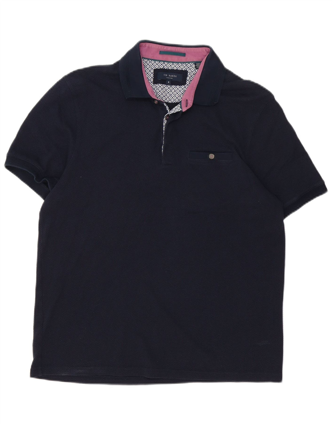 Ted Baker herre poloshirt str. 5 XL marineblå