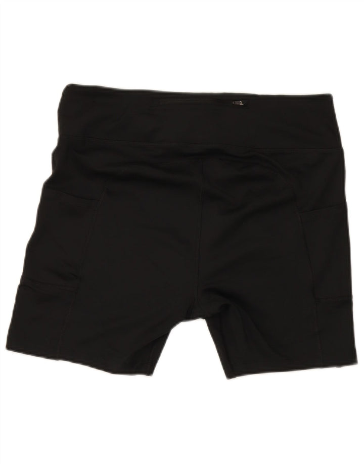 NIKE Womens Dri Fit Sport Shorts UK 18 XL Black Polyester