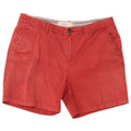 Fat Face Dame Chino Shorts UK 10 Small W32 Red Bomuld