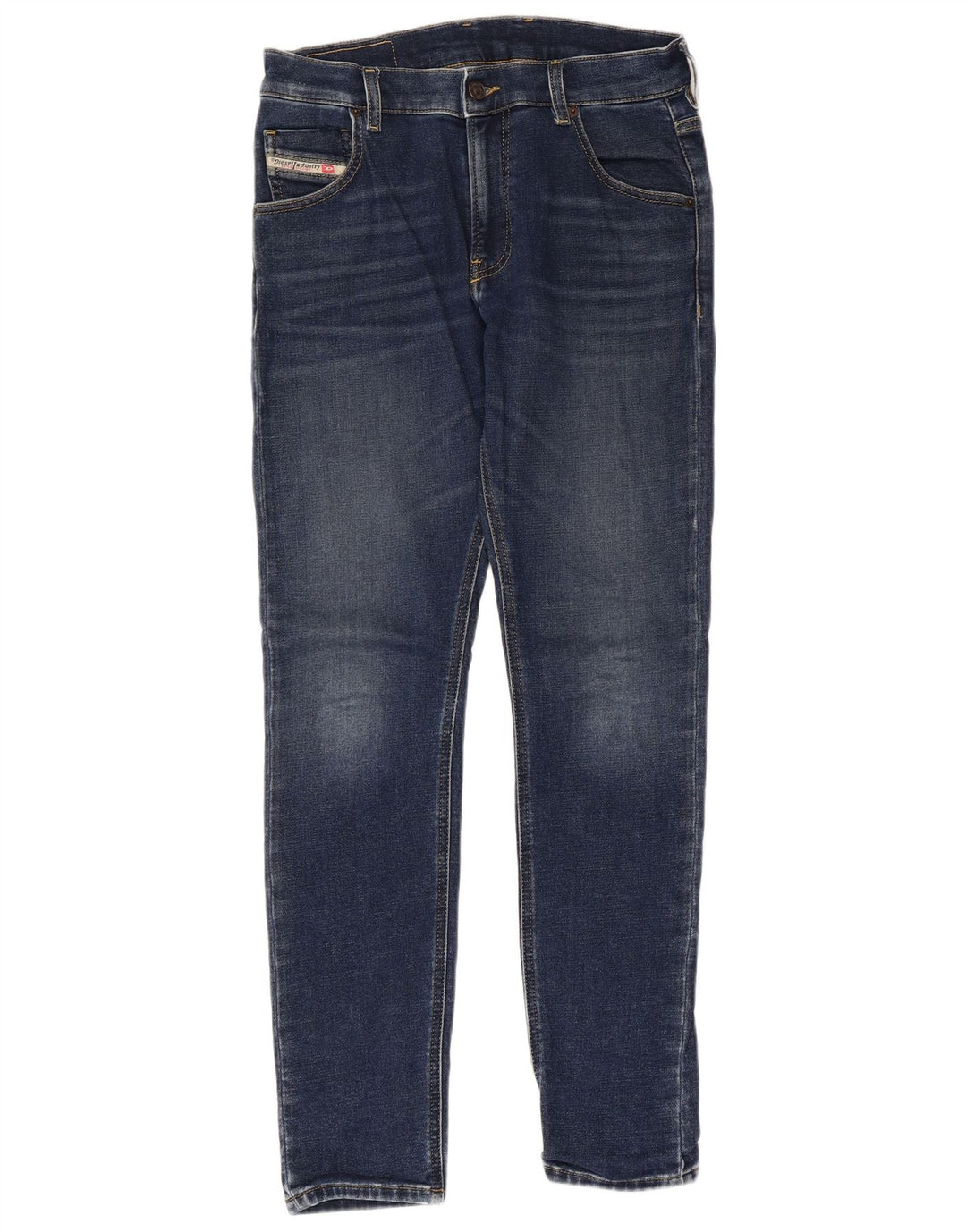 Diesel Dame Skinny Jeans W27 L30 Blå Bomuld