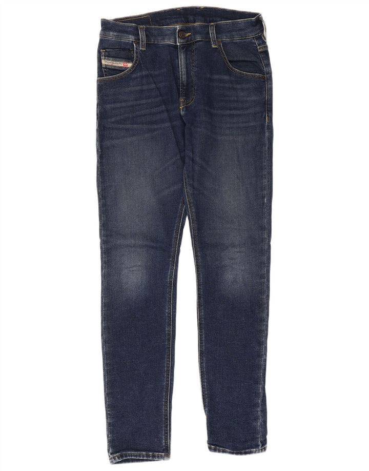 Diesel Dame Skinny Jeans W27 L30 Blå Bomuld