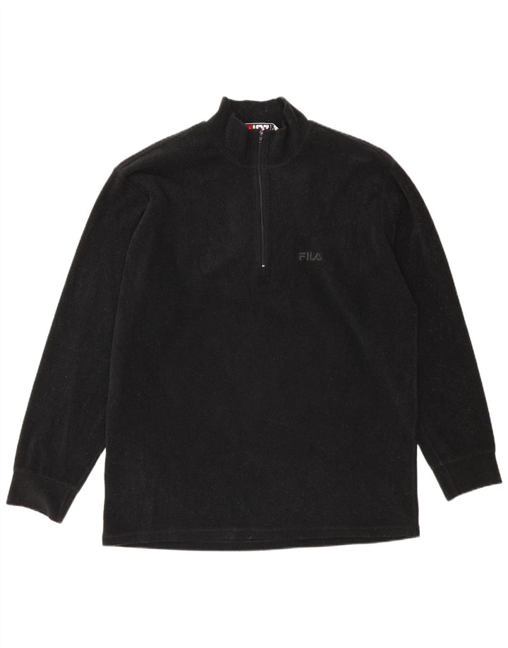 Fila Herre lynlås hals Fleece Jumper IT 52/54 Stor Sort