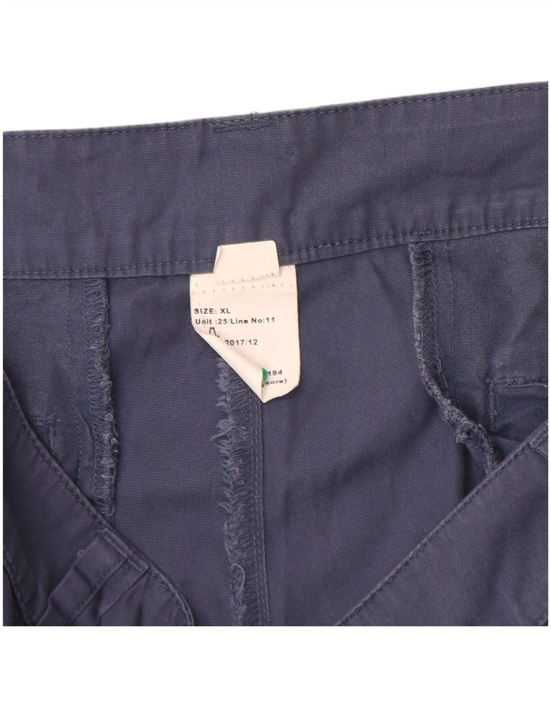 Decathlon Herre Quechua Cargo Shorts XL W38 Navy Blue
