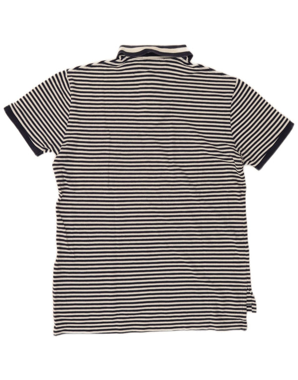 Polo Ralph Lauren Herre Custom Fit skjorte Medium marineblå stribet bomuld