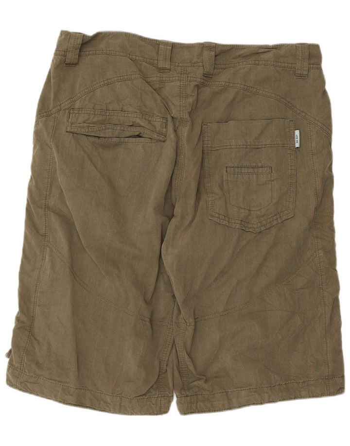Fat Face Herre Cargo Shorts W38 XL Khaki Bomuld