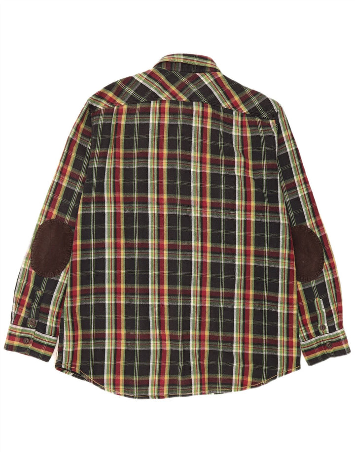 Marlboro Classics Herre Ternet Custom Fit Flanellskjorte 3XL Sort Ternet