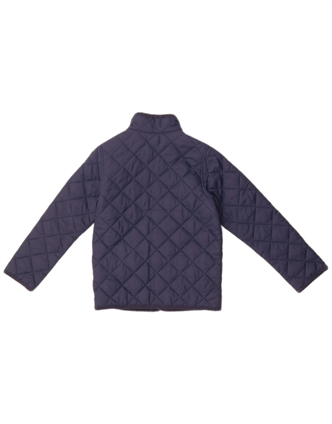 Benetton Quiltet jakke til kvinder UK 10 Small Navy Blue