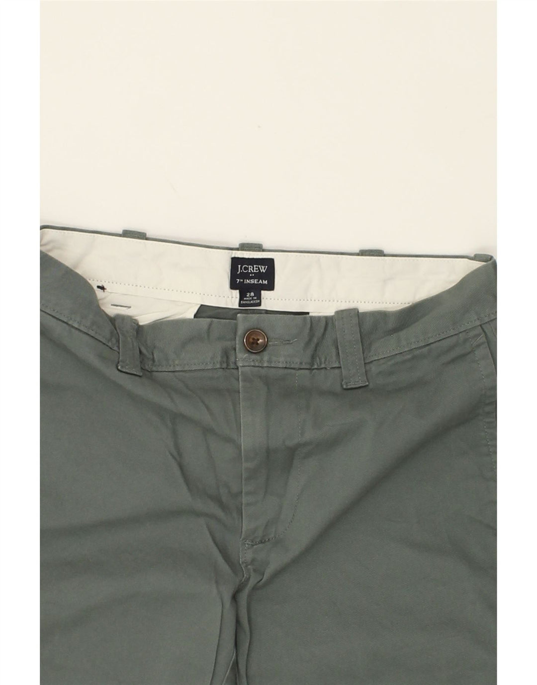 J. CREW Womens Chino Shorts W28 Medium  Khaki Cotton Vintage J. Crew and Second-Hand J. Crew from Messina Hembry 
