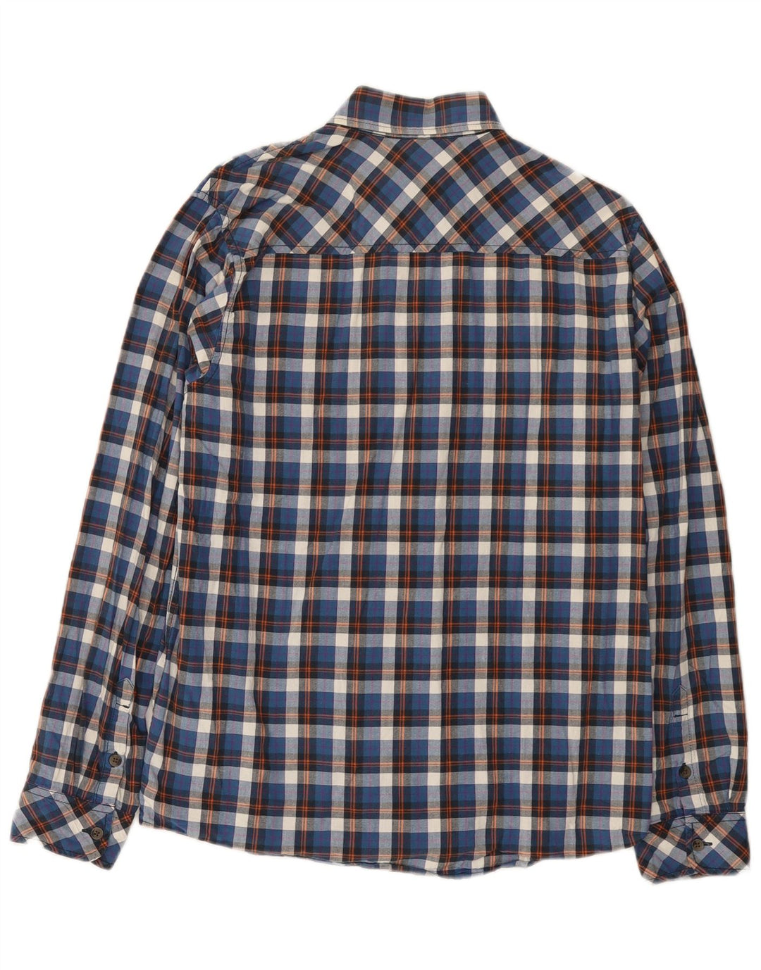 Carhartt herreskjorte mellemblå ternet bomuld