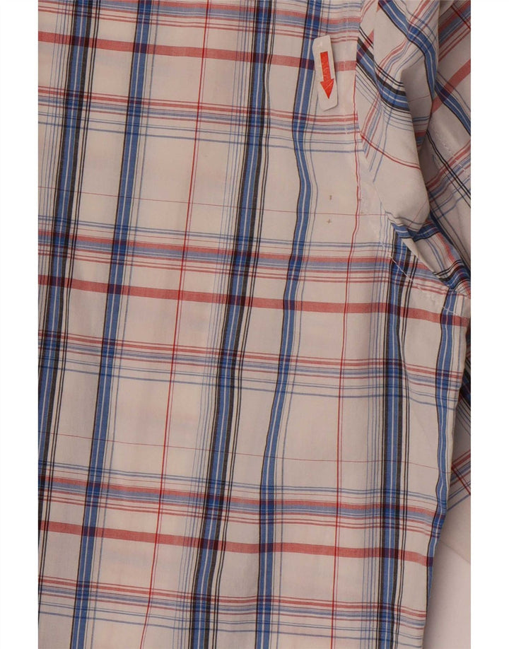 Timberland Herre Regular Fit skjorte Medium hvid ternet bomuld