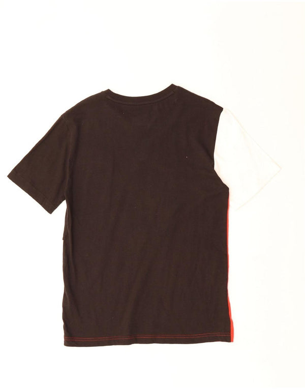 PUMA T-shirt top til kvinder DK 14 Stor flerfarvet Colourblock Bomuld