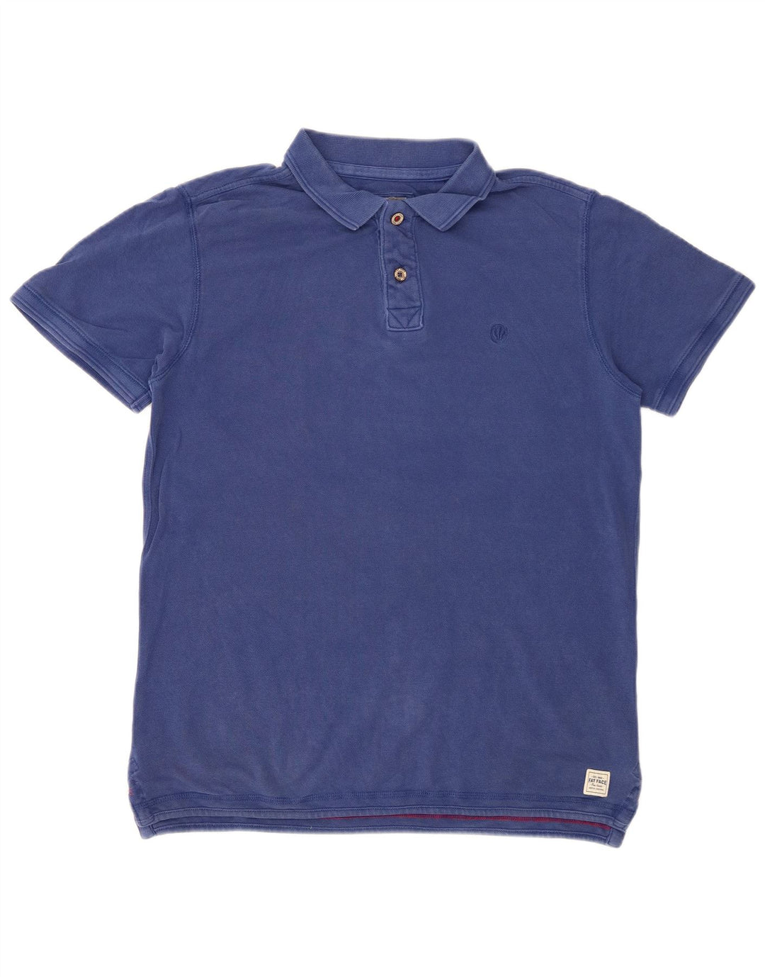 FAT FACE Poloshirt til mænd Medium Blue Bomuld