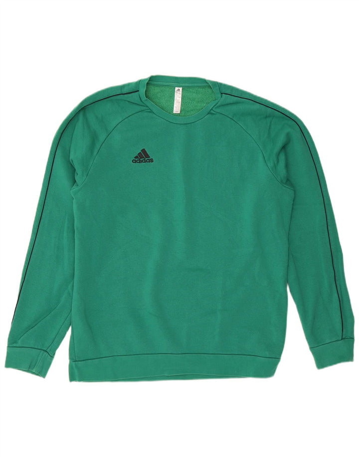ADIDAS Sweatshirt til mænd XL turkis bomuld