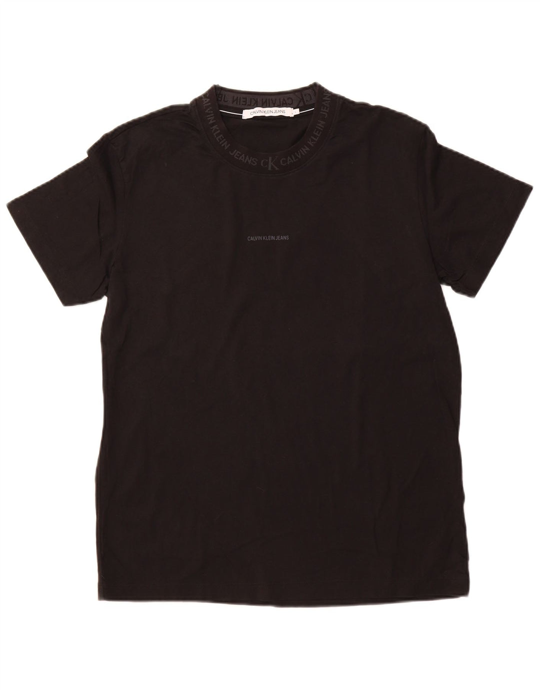 CALVIN KLEIN JEANS Grafisk T-shirt Herre Top Stor Sort