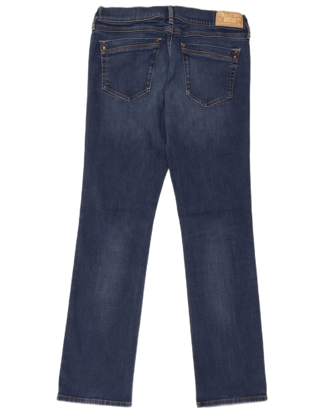 Diesel Dame Ronhoir Regular Bootcut Jeans W31 L30 Blå Bomuld