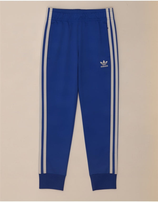 Adidas Pige Træningsdragt Bukser Joggers 6-7 År Blå Polyester