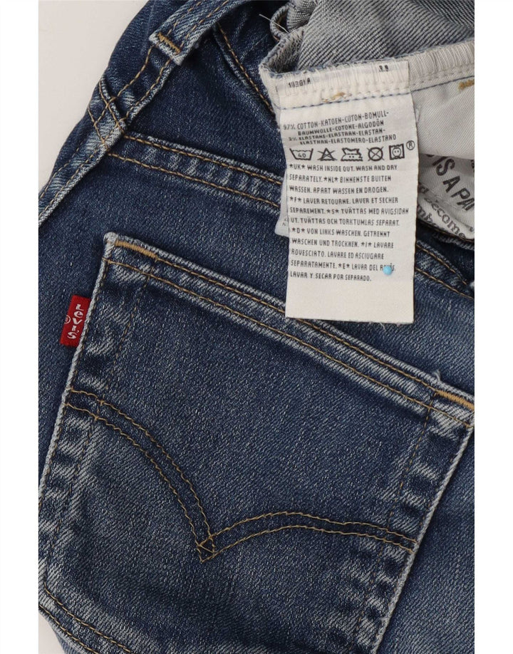 Levi's Dame Bootcut Jeans W27 L32 Blue Cotton