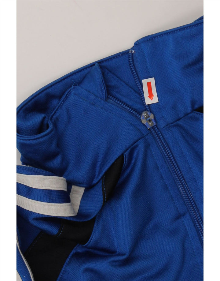 ADIDAS Træningsdragt til drenge Topjakke 15-16 år Blå Colourblock Polyester